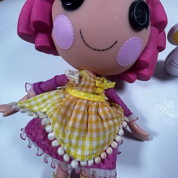 Lalaloopsy Crumbs Sugar Cookie Doll Original Release Flawed Dress Pet Mouse Read - Picture 5 of 7